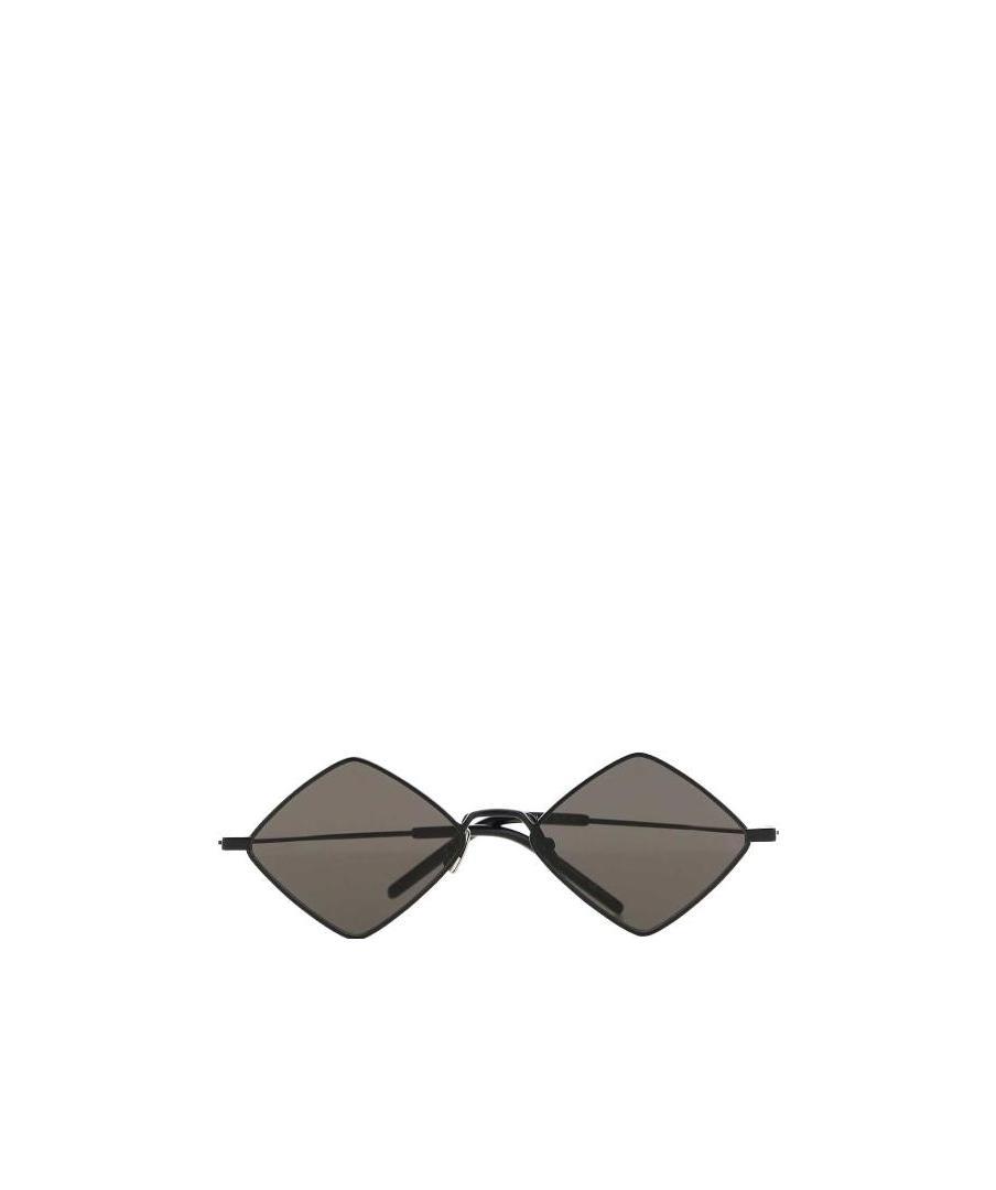 Saint Laurent Diamond Shape Sunglasses In Gray