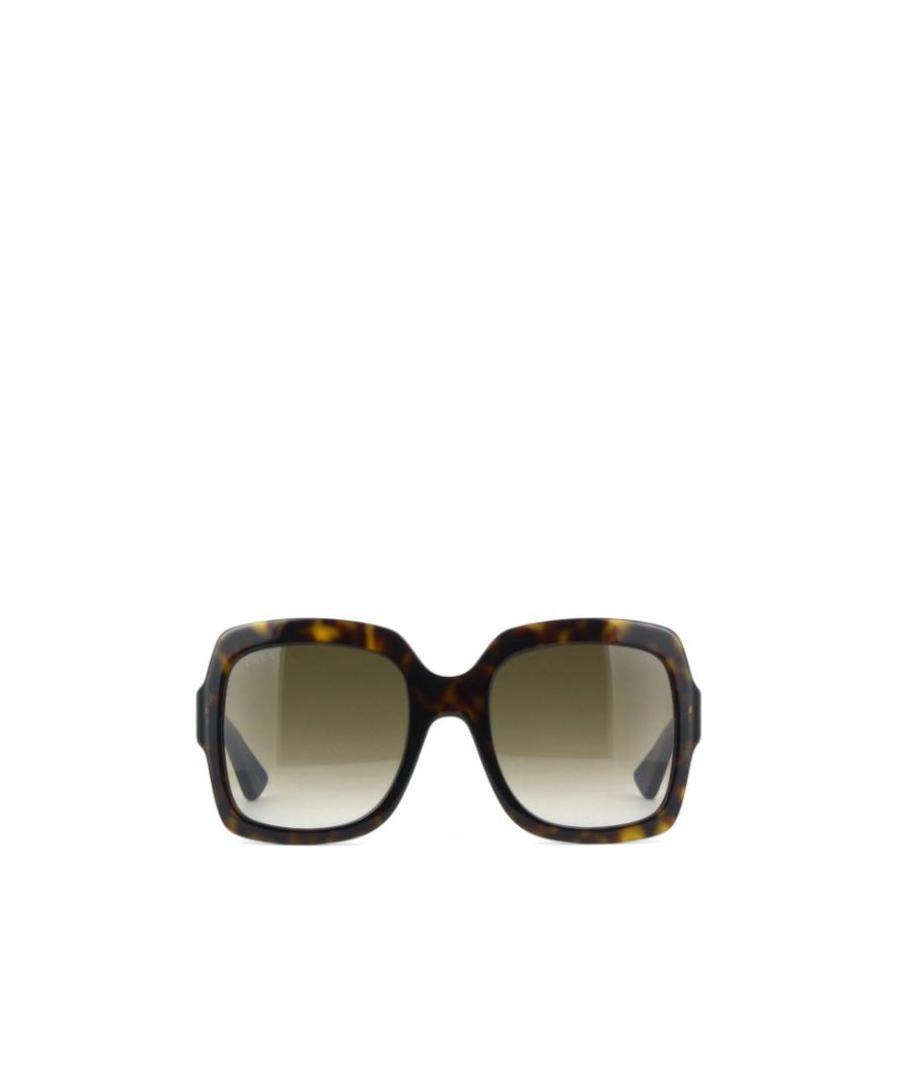 Gucci Logo Square Sunglasses In Multicolor
