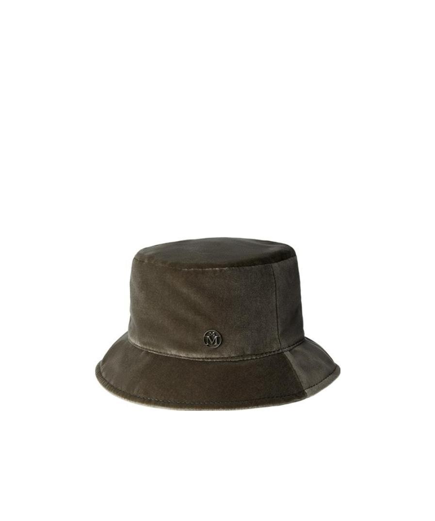 MAISON MICHEL VELVET BUCKET HAT 