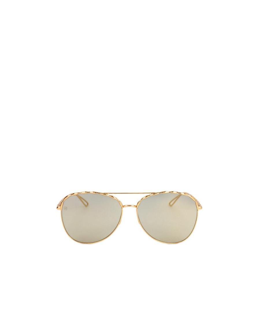 Elie Saab Aviator-frame Sunglasses In Nude
