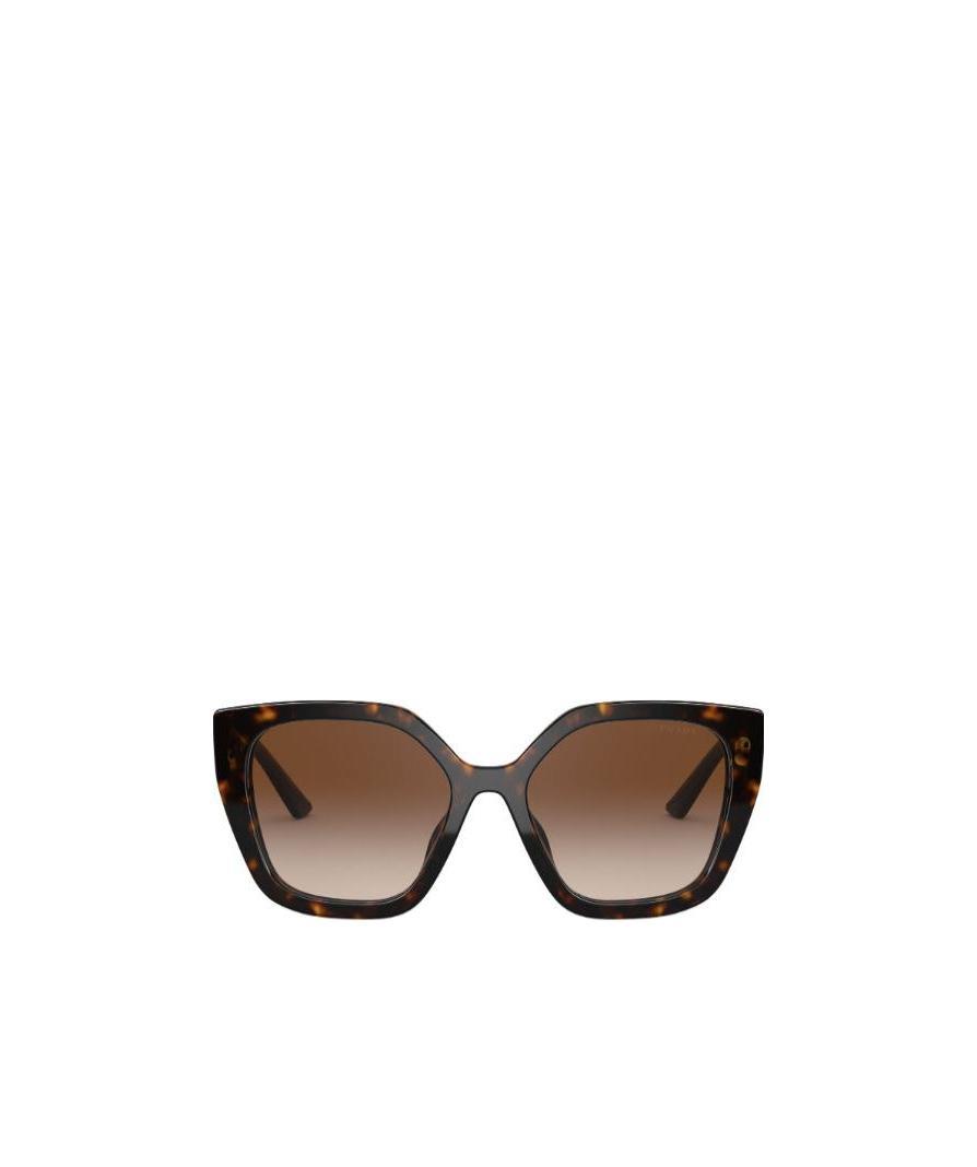 Prada Pr 19zs 2au6s1 55mm Womens Butterfly Sunglasses In Brown