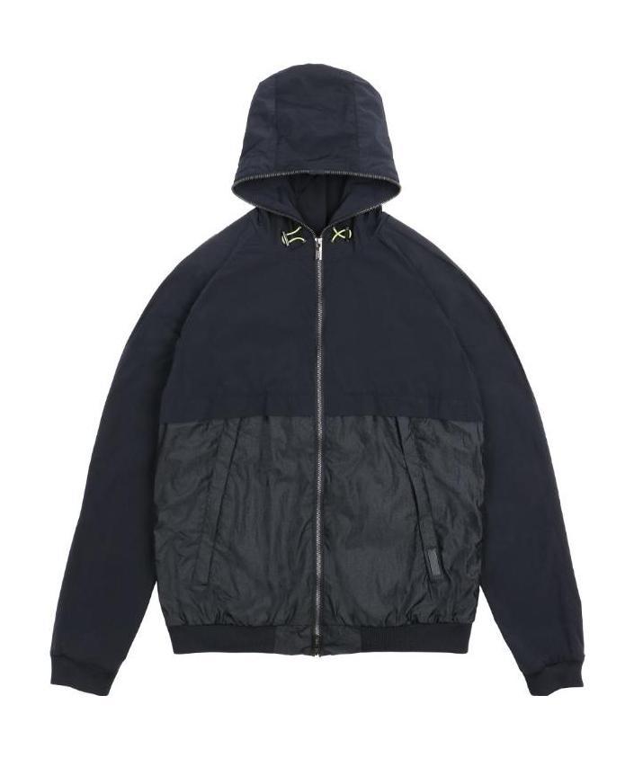 Armani Collezioni Logo Casual Jacket In Black