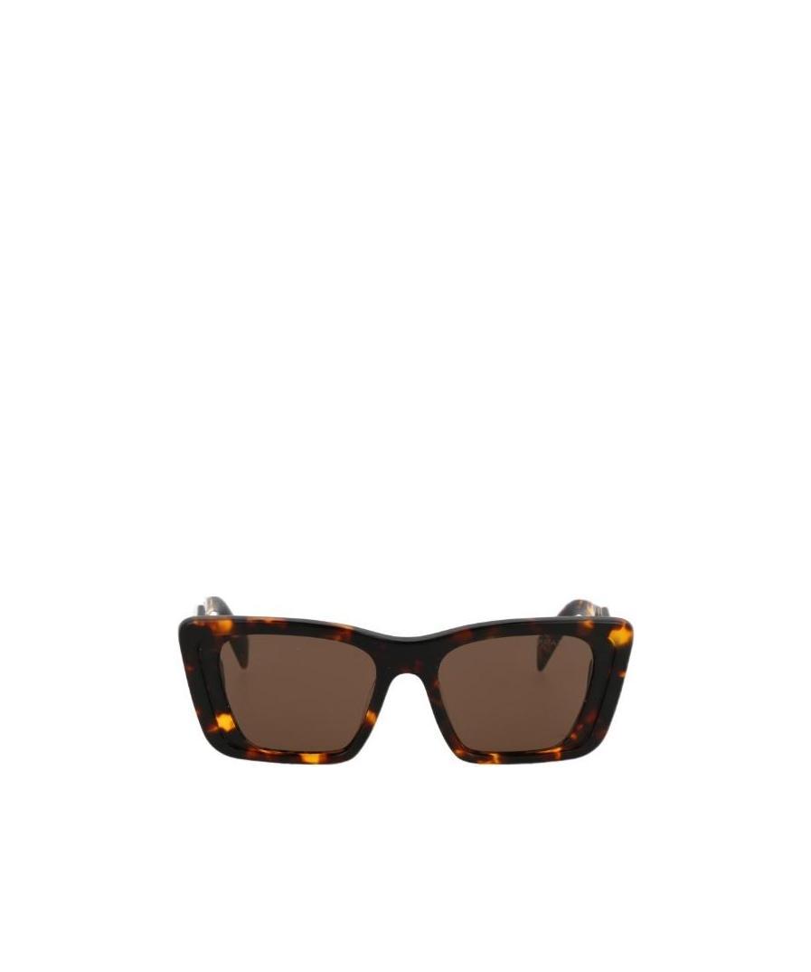 Prada Eyewear Cat-eye Sunglasses In Brown