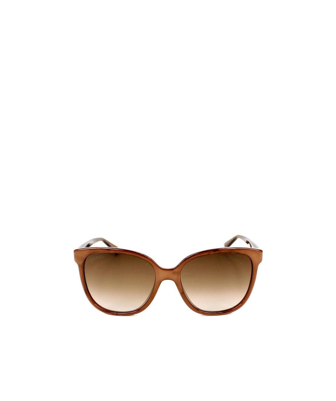 Gucci Square Sunglasses In Brown