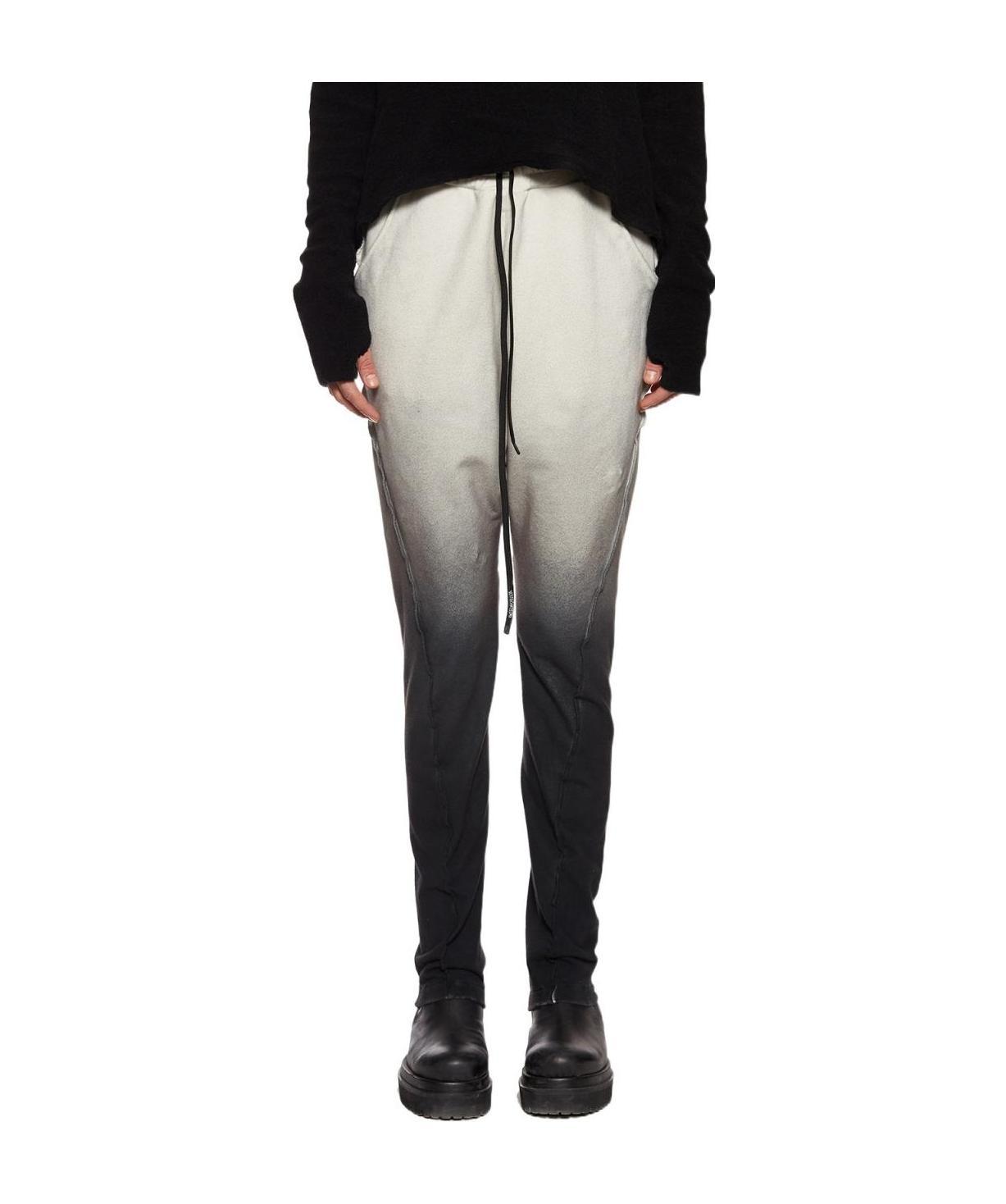 Nostra Santissima Gradual Color Slimming Casual Pants In Black