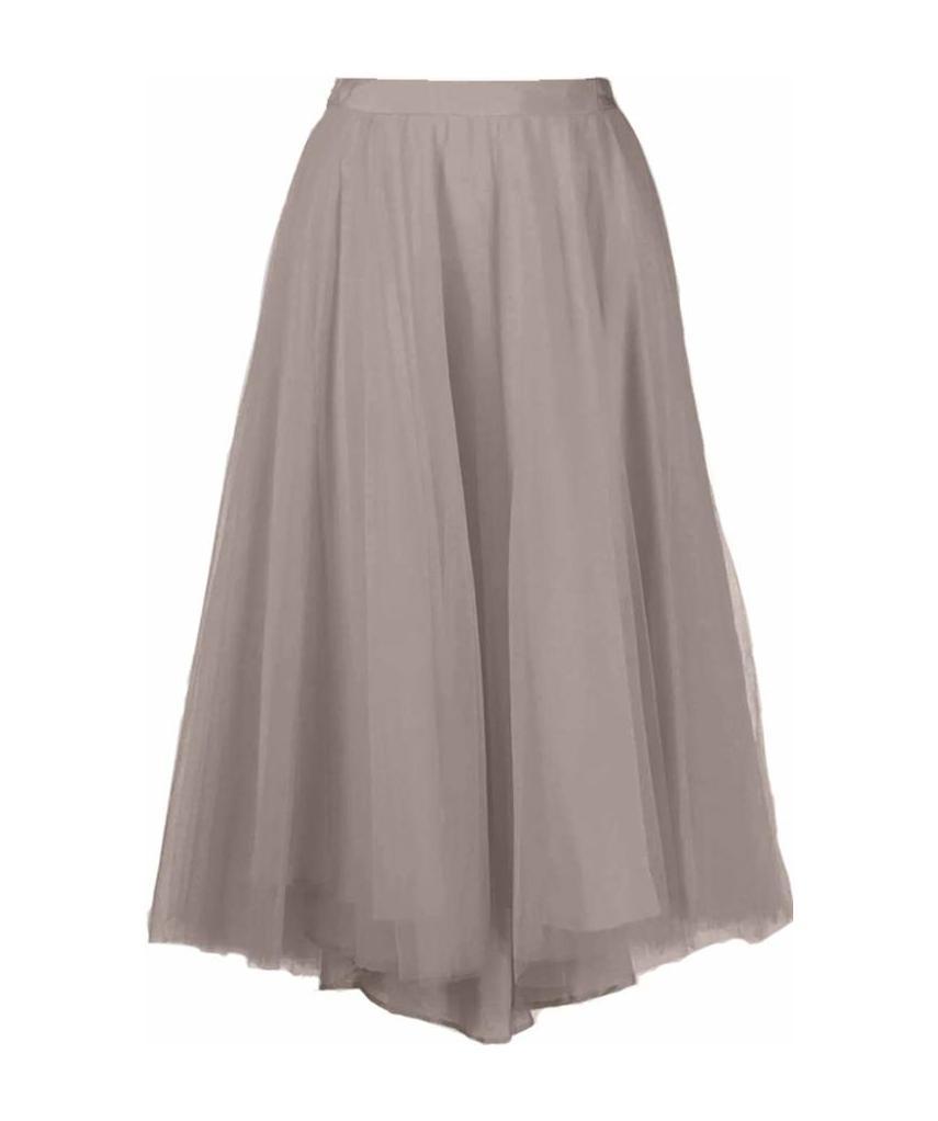 Marc Le Bihan Cascading Design Skirt In Gray