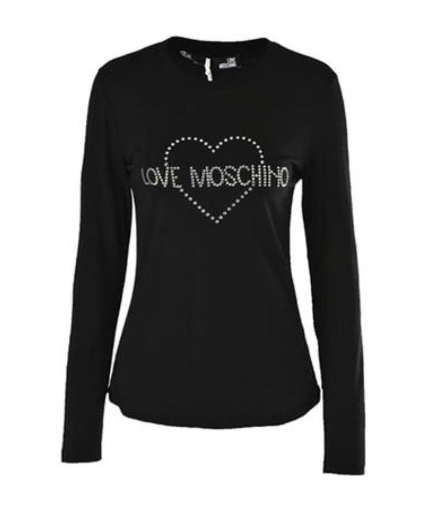 Moschino Printed T-shirt In Black