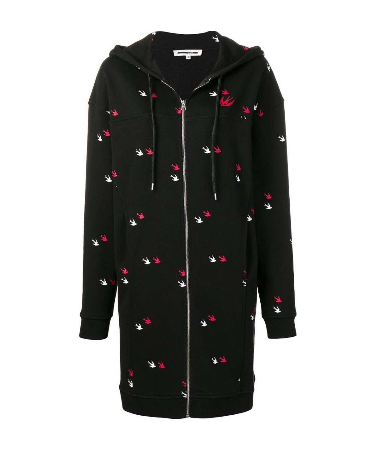 Mcq By Alexander Mcqueen Logo Embroidered Super-rich Hoodie In Black