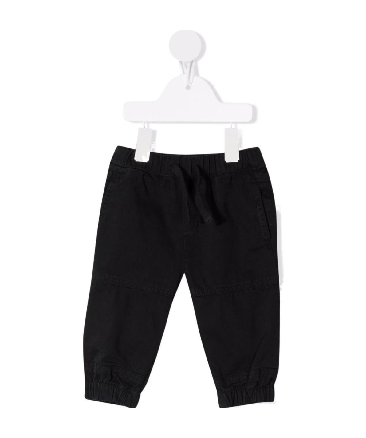 Stella Mccartney Drawstring Waist Cargo Trousers In Black