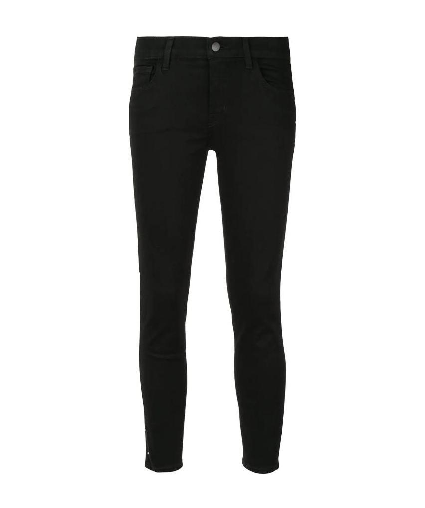J Brand Riveted Skinny Jeans In Black