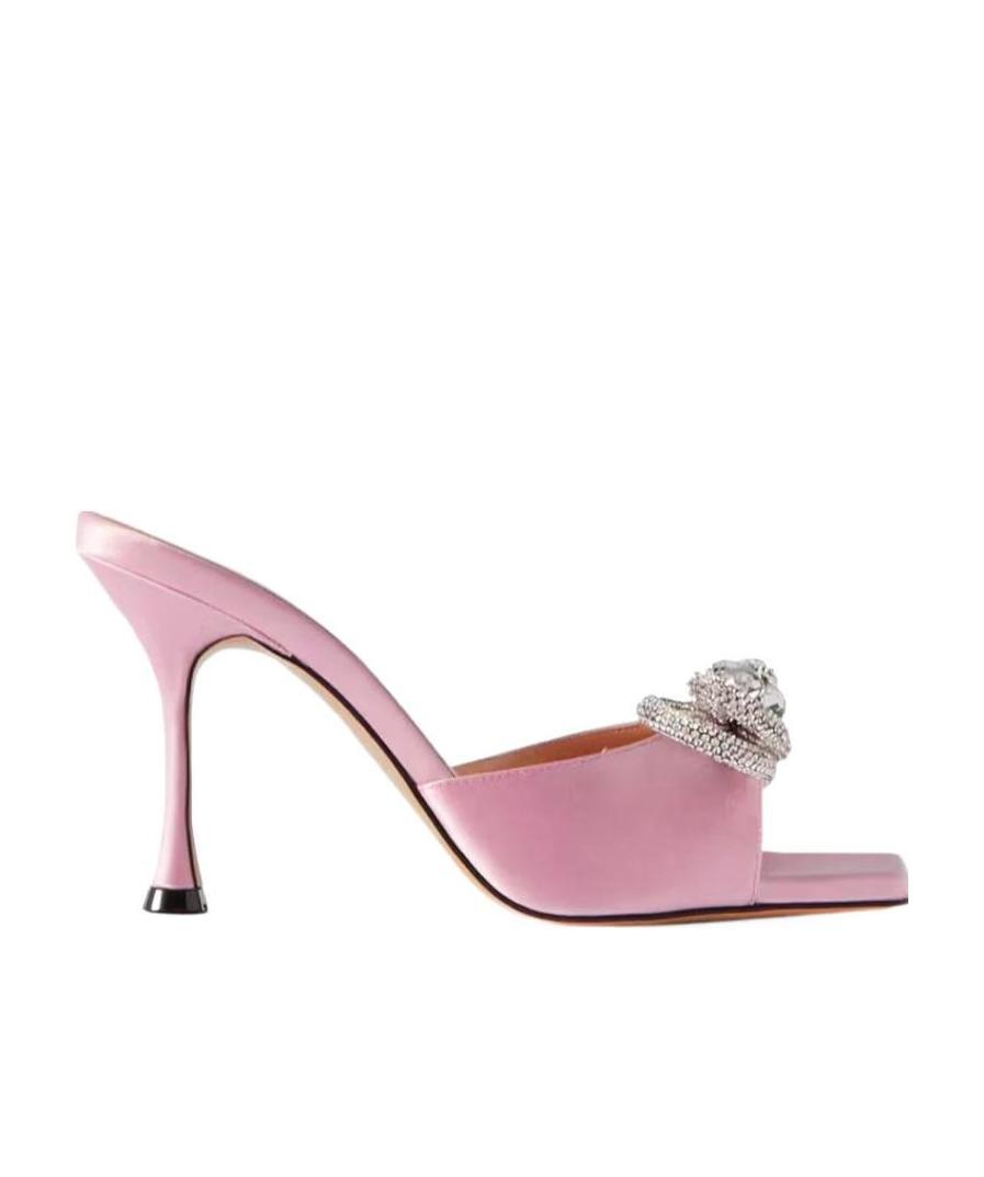Mach&mach Bow-tie High-heeled Sandals In Pink