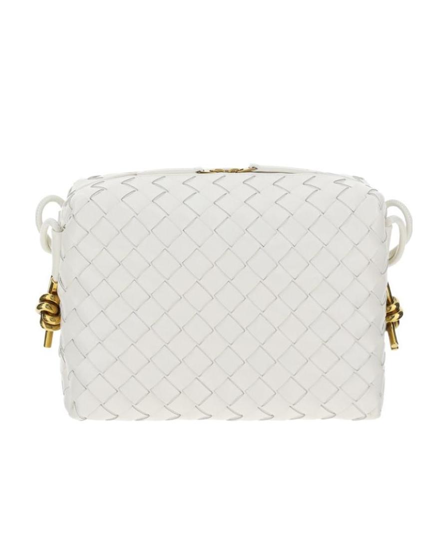 Bottega Veneta Medium Loop Camera Bag In White