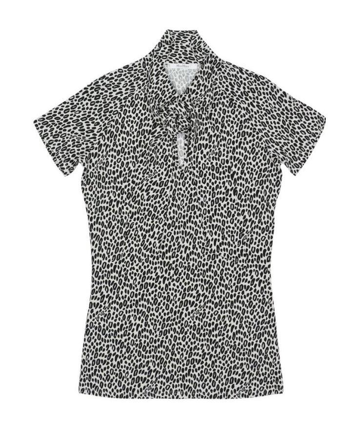 Max Mara Printed Short-sleeved T-shirt In Gray