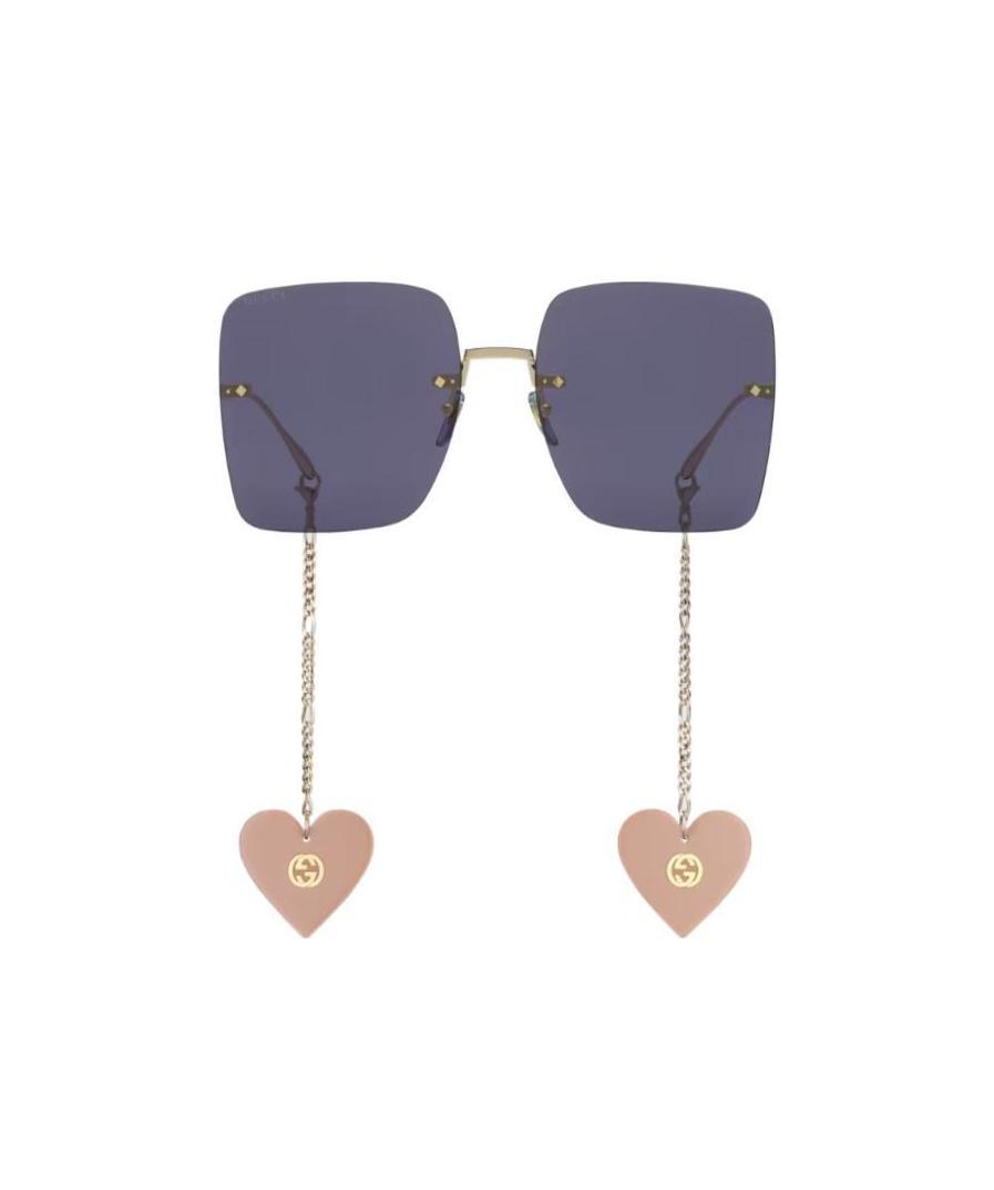 Gucci Square-frame Sunglasses In Purple