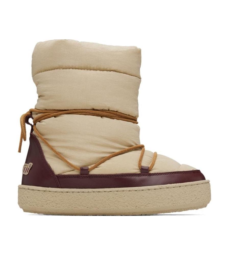 Shop Isabel Marant Logo Boots In Nude