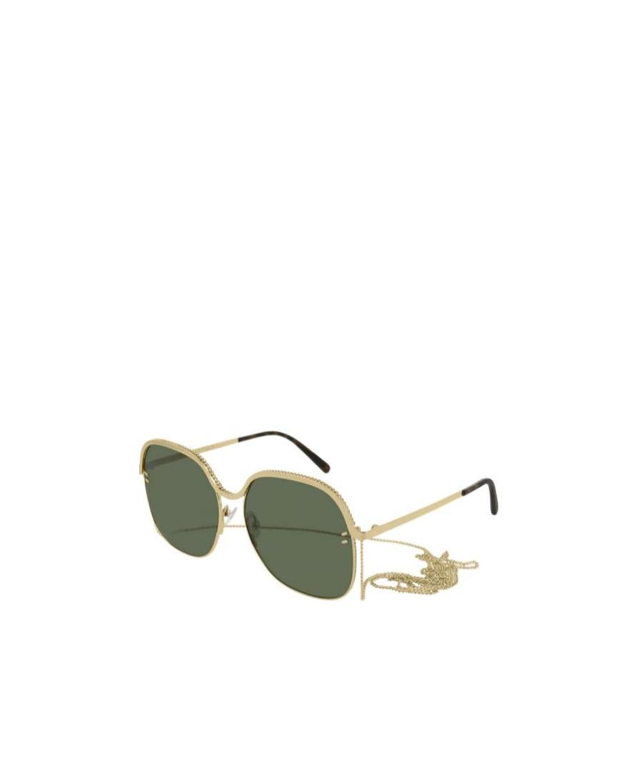 Stella Mccartney Logo Sunglasses In Gray