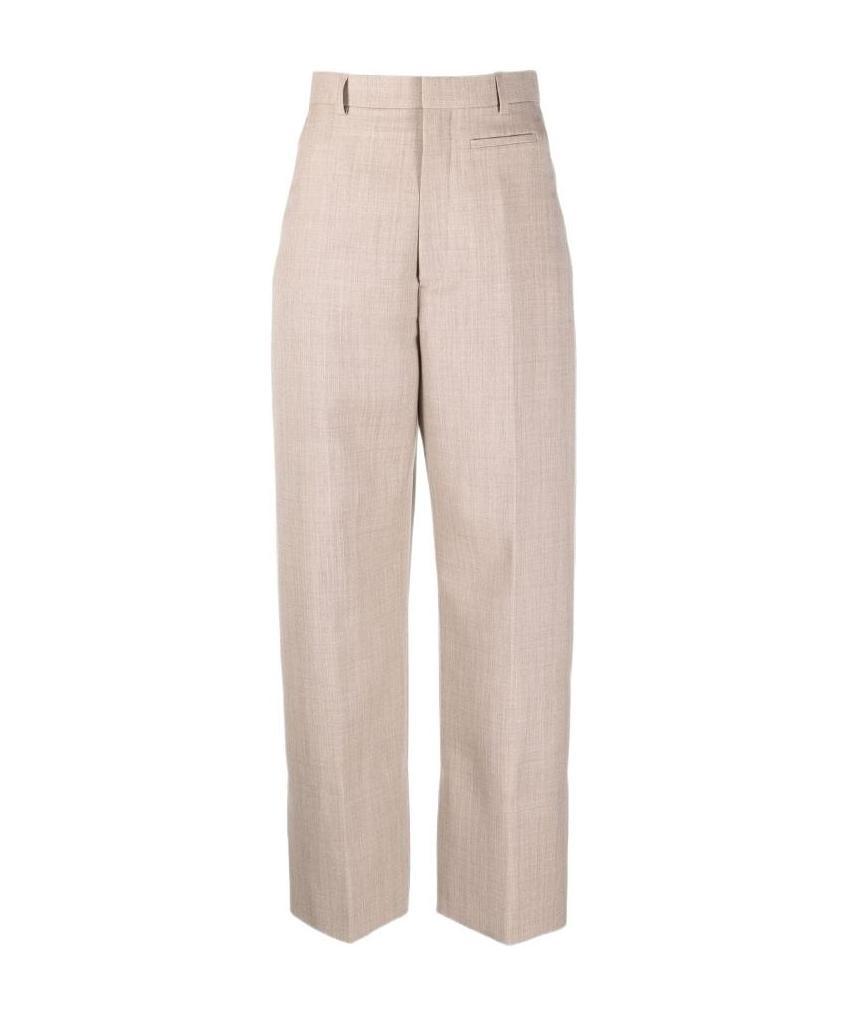Jacquemus Santon Straight-leg Trousers In Nude