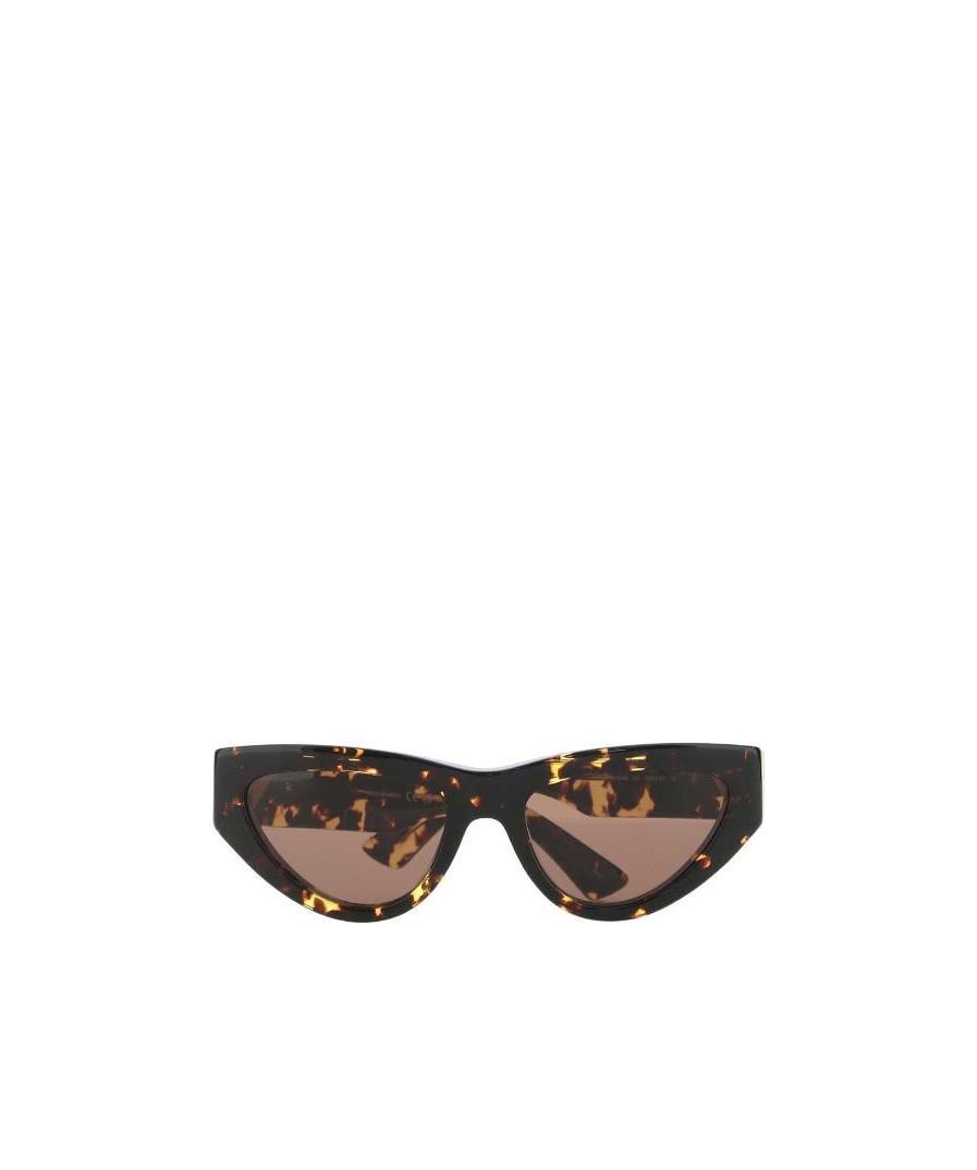 Bottega Veneta Womens Brown 6j000421 Bv1265s Cat Eye-frame Acetate Sunglasses In Black