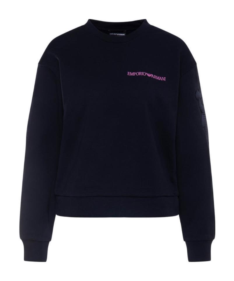 EMPORIO ARMANI LOGO DETAILS SWEATER