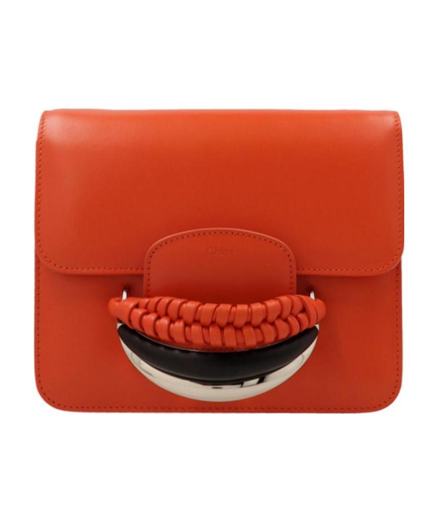 Chloé Kattie Leather Crossbody Bag In Red