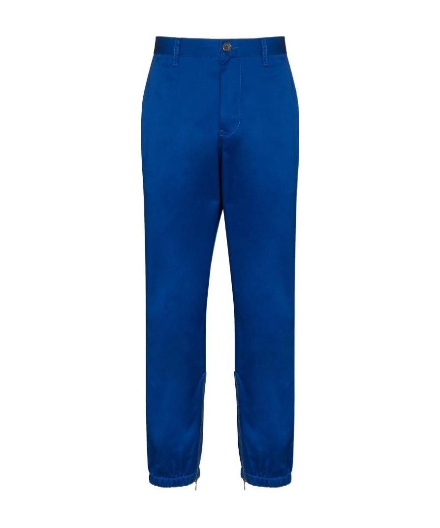 Gucci Side-stripe Track Pants In Blue