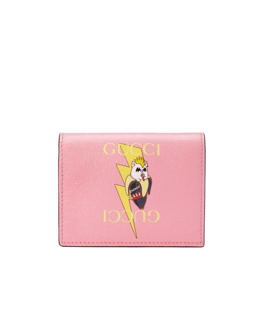 Gucci X Bananya Graphic-print Wallet In Pink