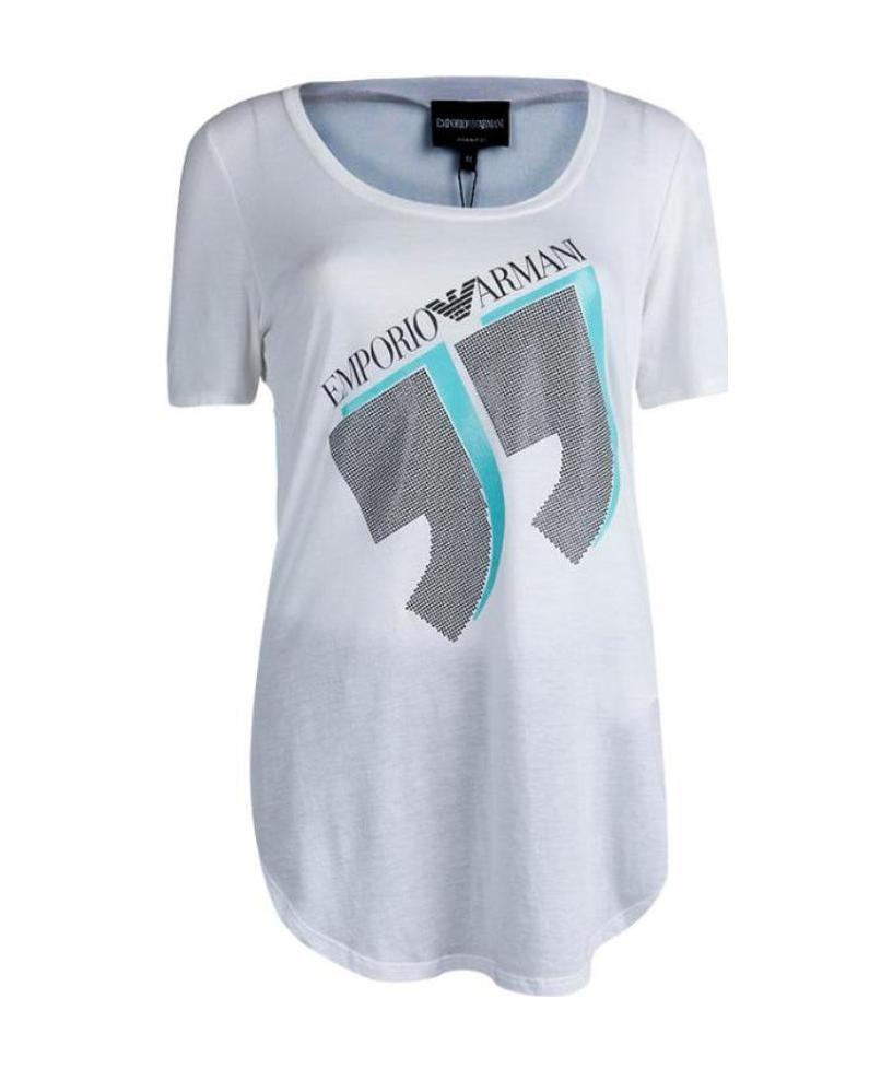 EMPORIO ARMANI LOGO DETAILS T-SHIRT
