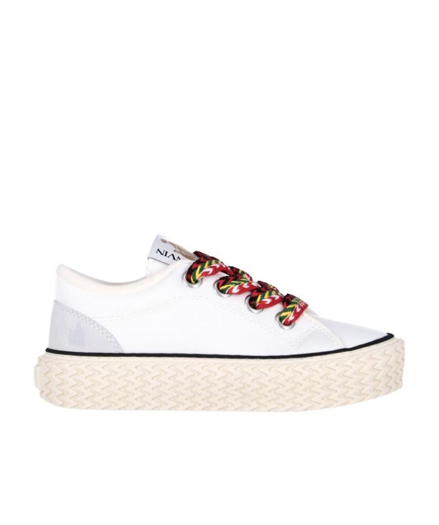 Lanvin Curbies Platform Low-top Sneakers In White