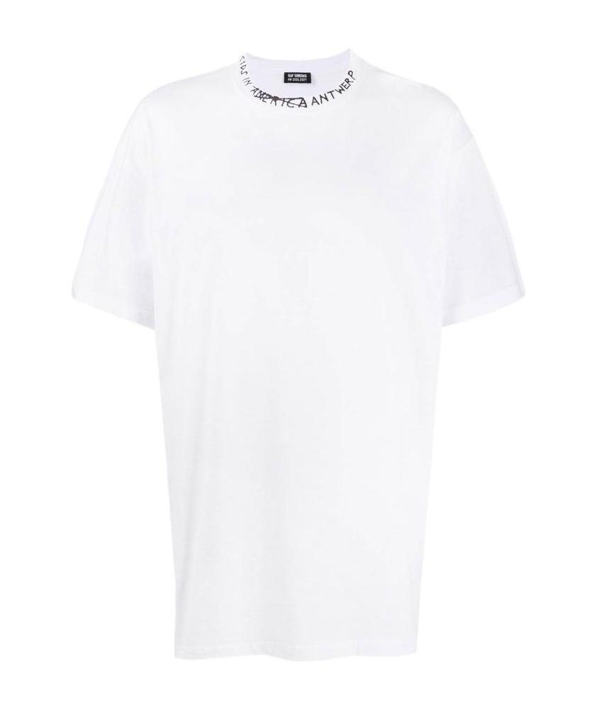 Raf Simons Kids In America Oversized T-shirt In White