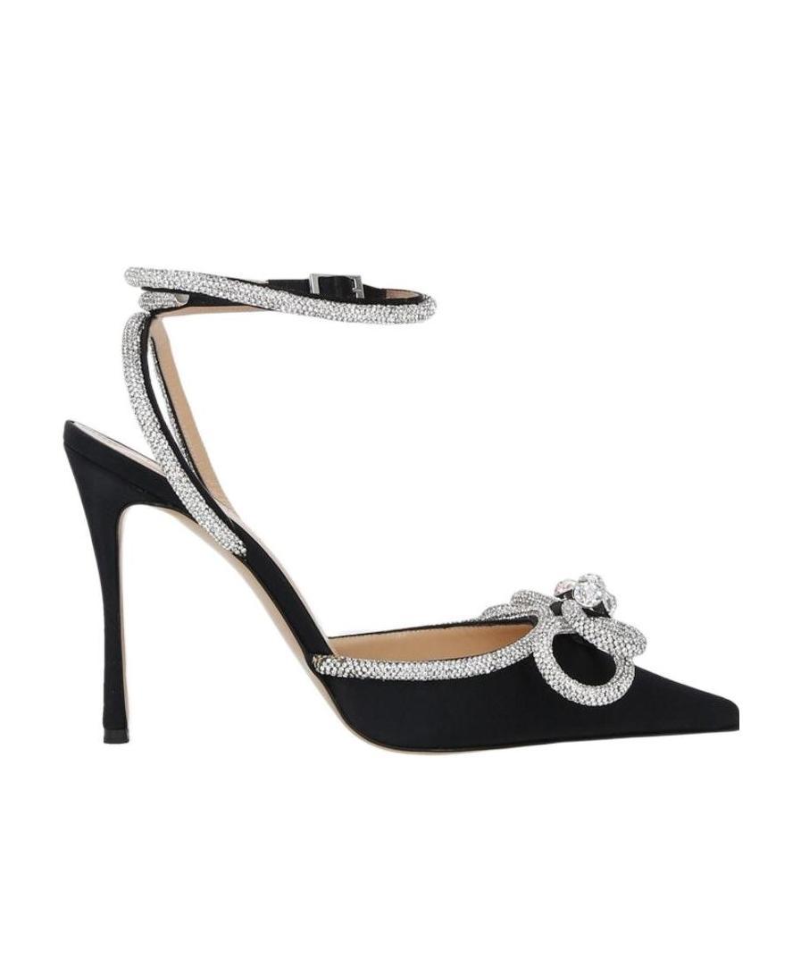 Mach&mach Logo High Heels In Black