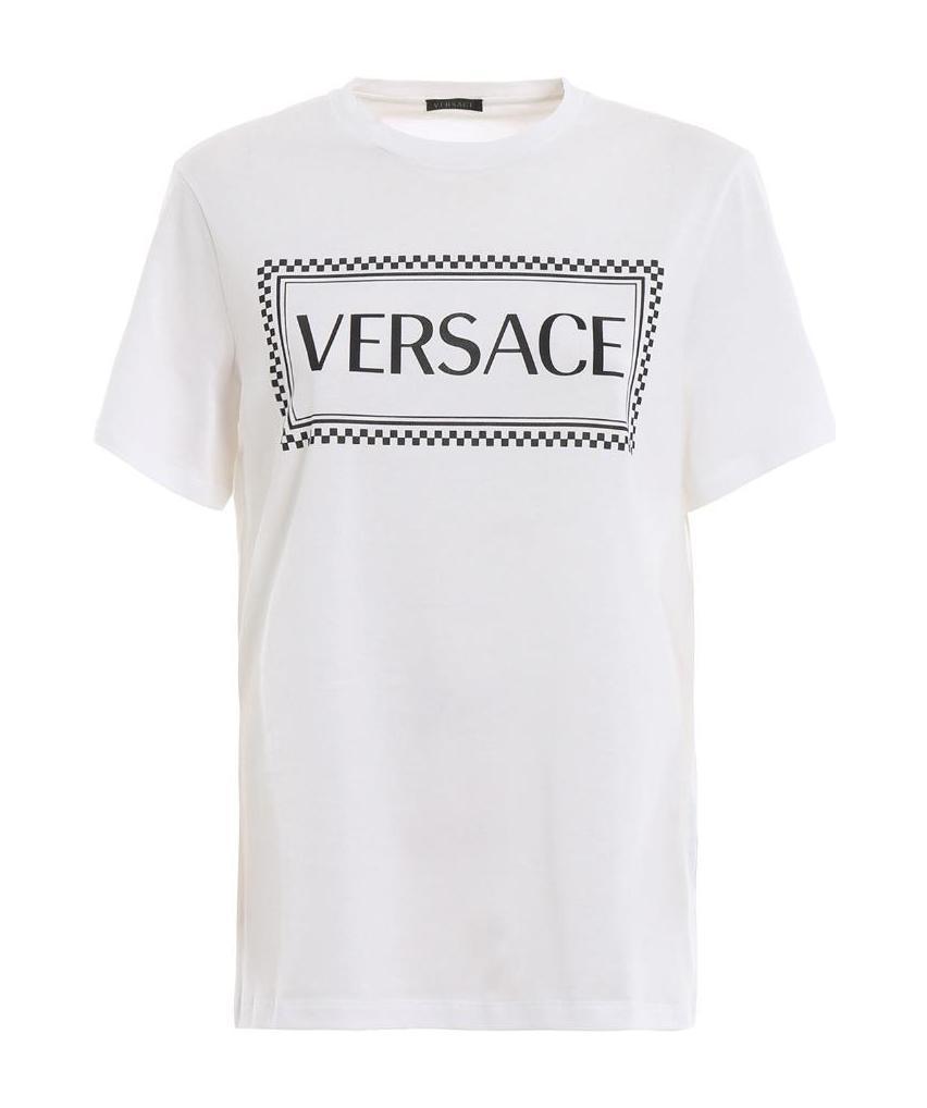 Versace Logo T-shirt In White
