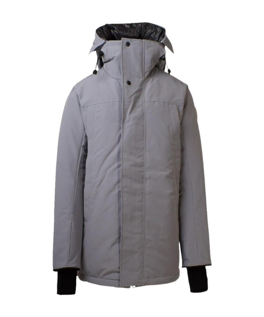 Canada Goose Padded Hooded Jacket In Gray