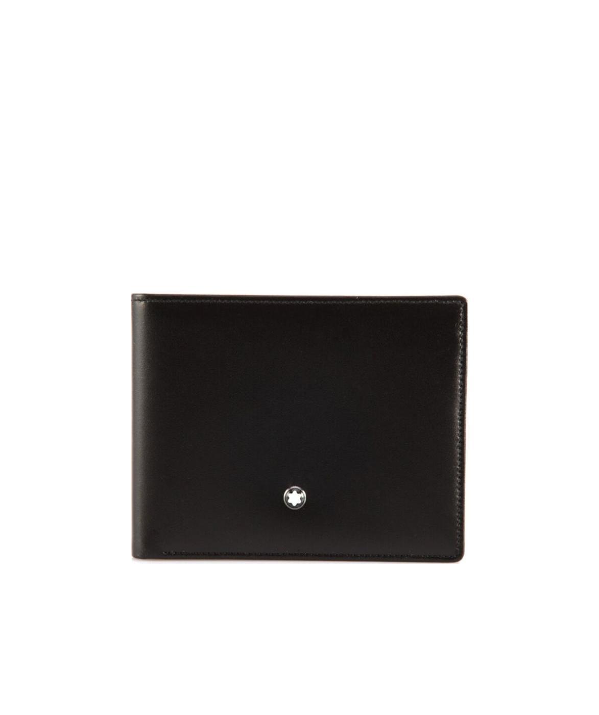 Montblanc Black Taipan Series Wallet In Gray