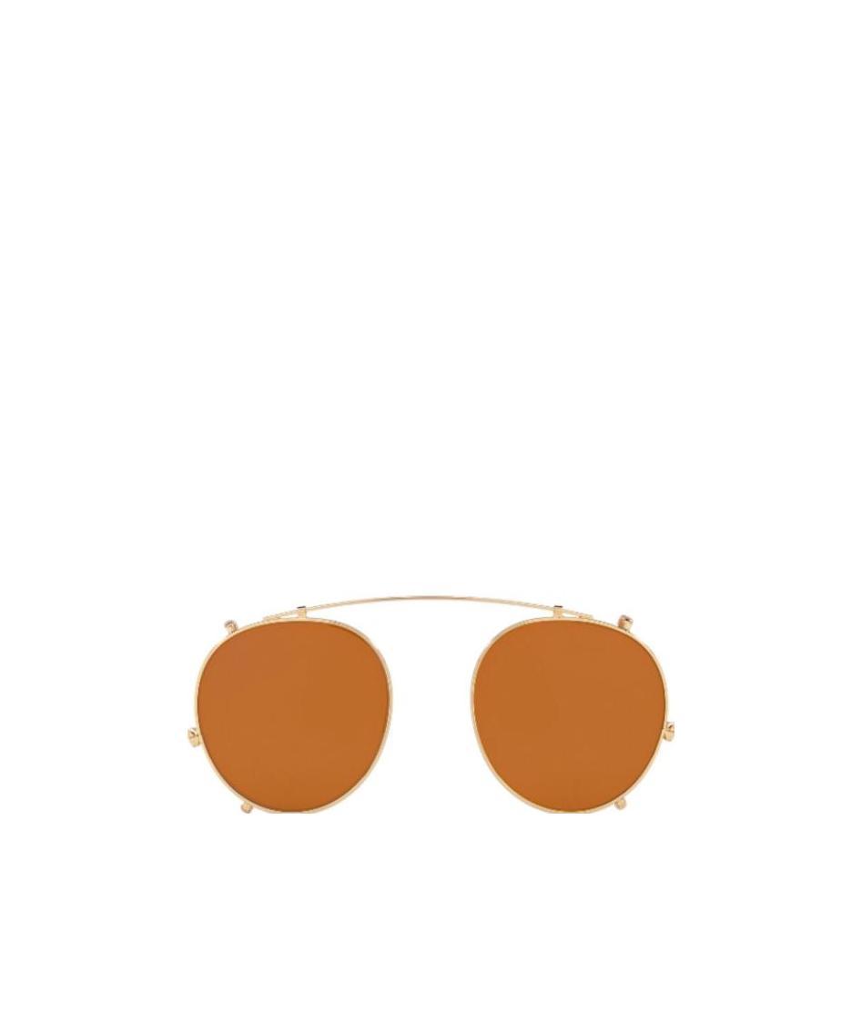 Oliver Peoples Metal Round Sunglasses In Orange