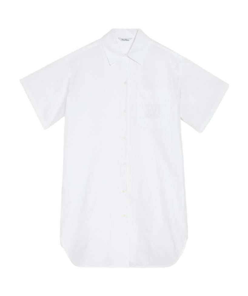 Max Mara Straight Shirt Dress In White