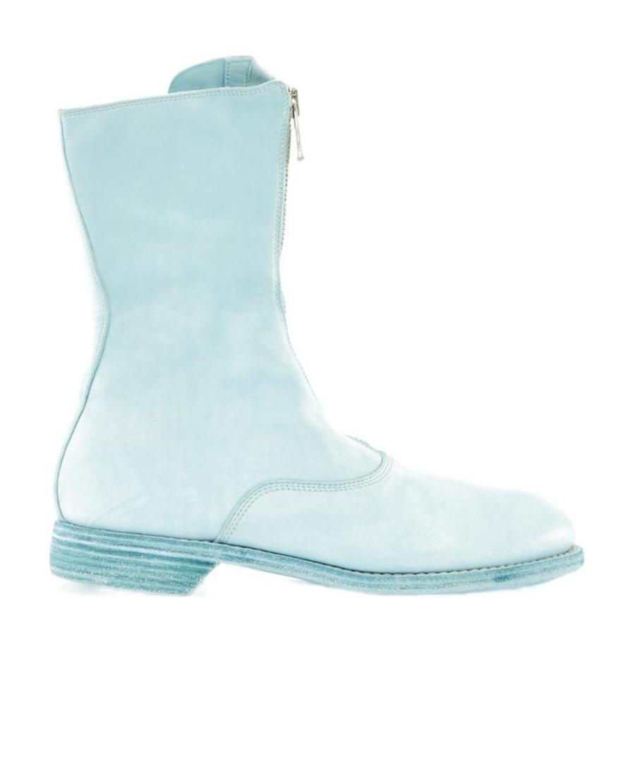 Guidi Stivali Con Zip Frontale In Blue