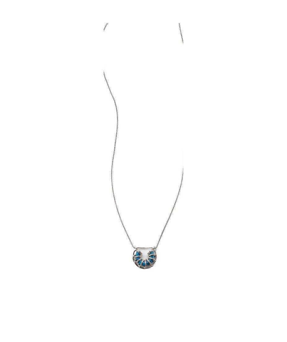 Bottega Veneta Weave Necklace In White