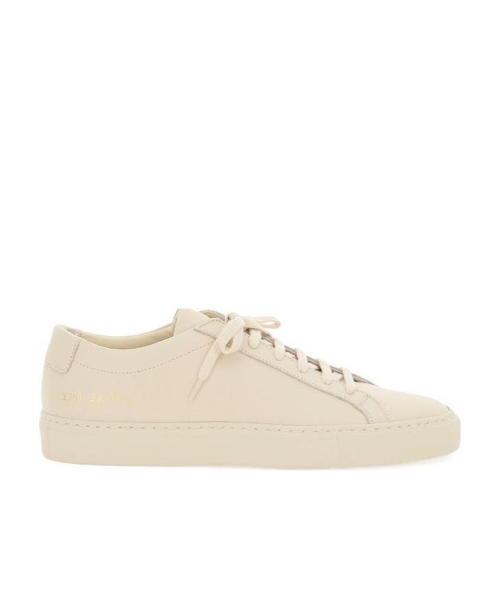 Common Projects Original Achilles Leather Sneakers In Nude
