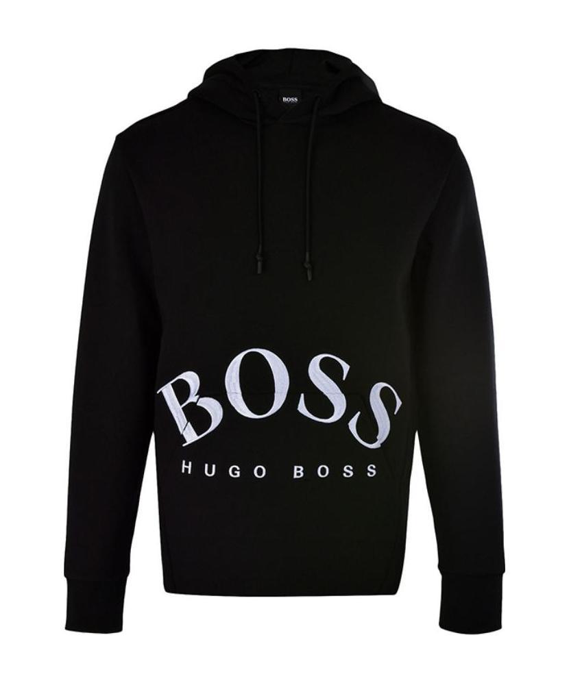 HUGO BOSS LOGO HOODED SWEATER