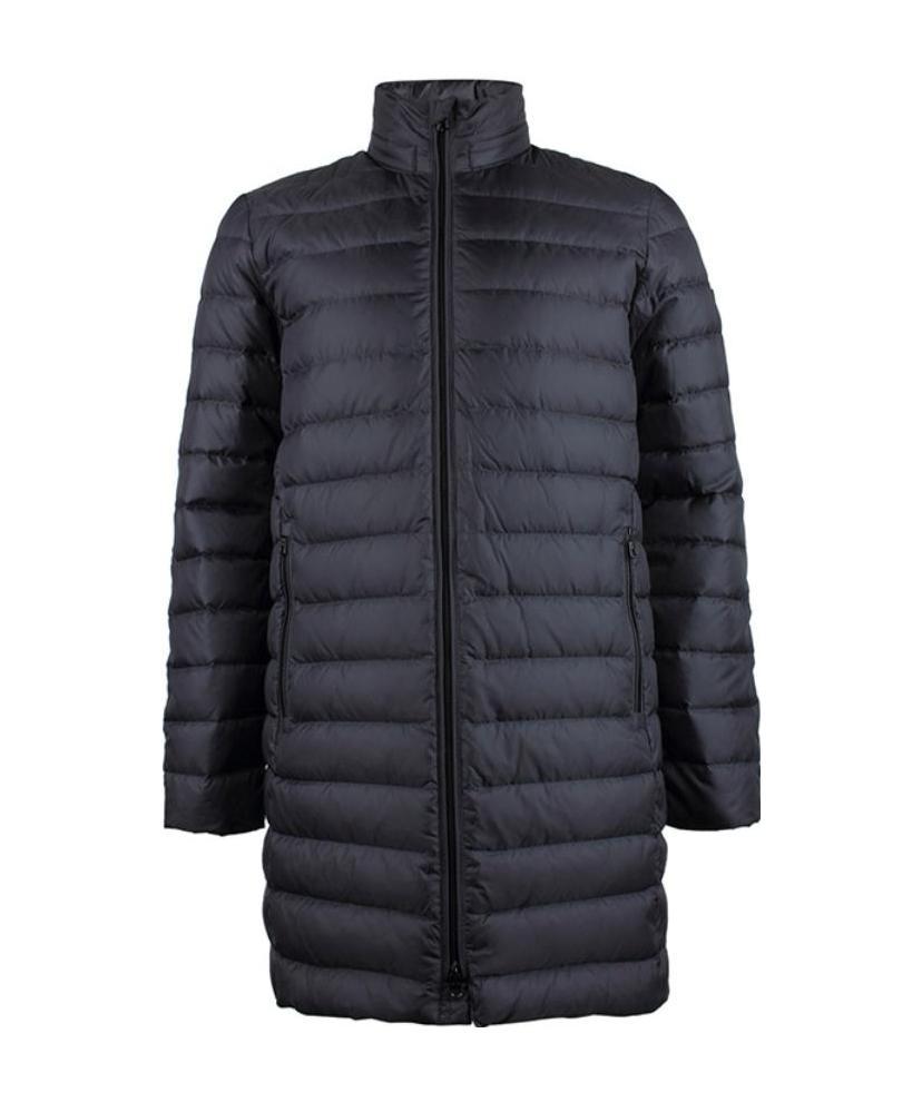 Ea7 Quilted Down Jacket In Black