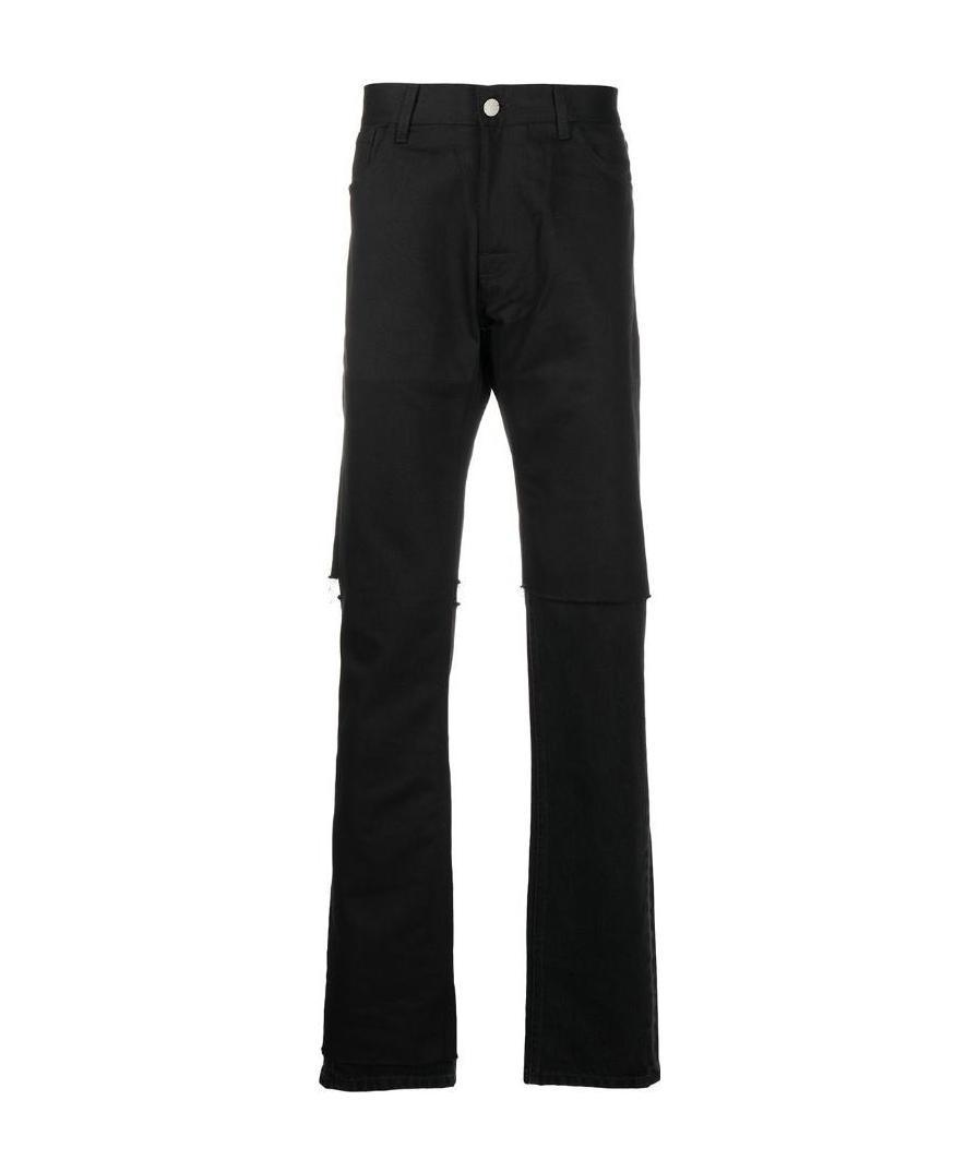Raf Simons Straight Jeans In Black