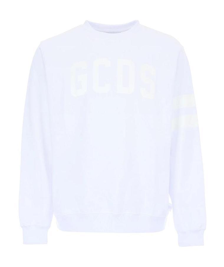 Gcds Logo Sweater In White