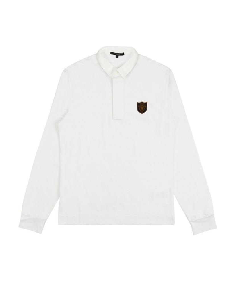 Gucci Logo Long-sleeved Shirt In White