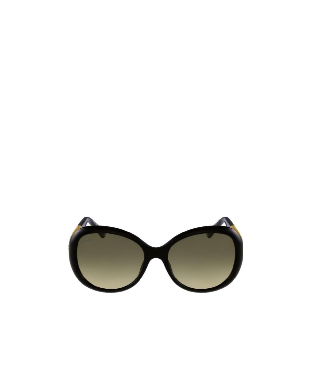 Gucci Logo Details Sunglasses In Green