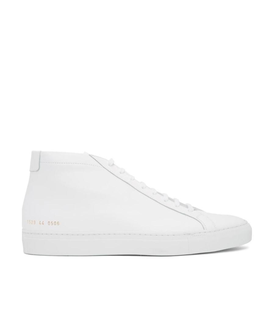 Common Projects Achilles Leather Sneakers In White