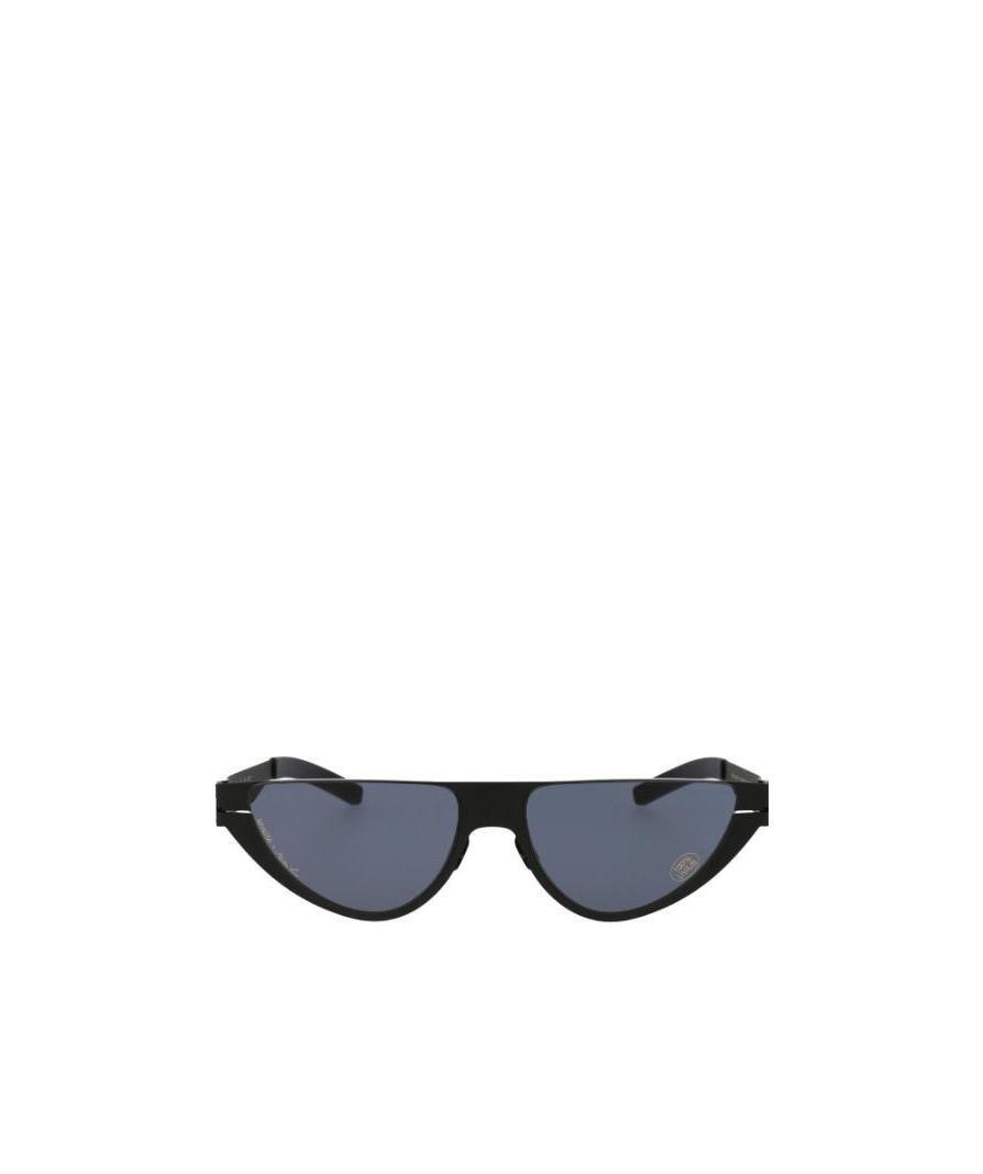 Mykita Curved-frame Sunglasses In Blue