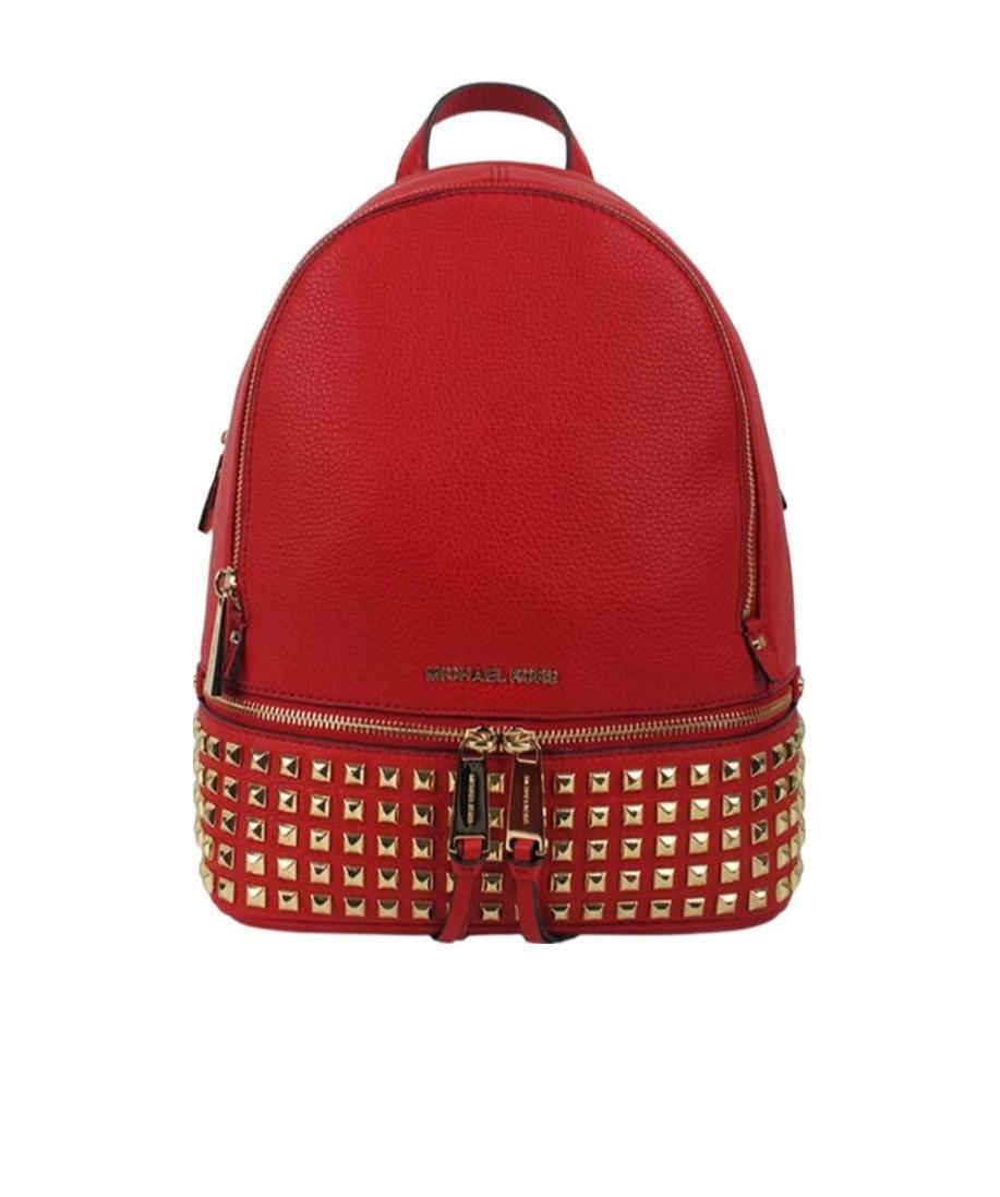 Michael Kors Rhea Large Backpack In Red