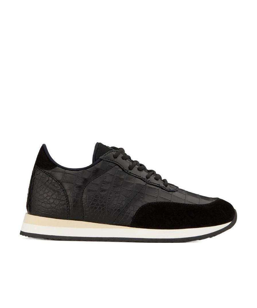 Shop Giuseppe Zanotti Low-top Leisure Sneakers In Black
