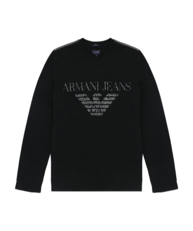 ARMANI JEANS ROUND-NECKED LOGO T-SHIRT