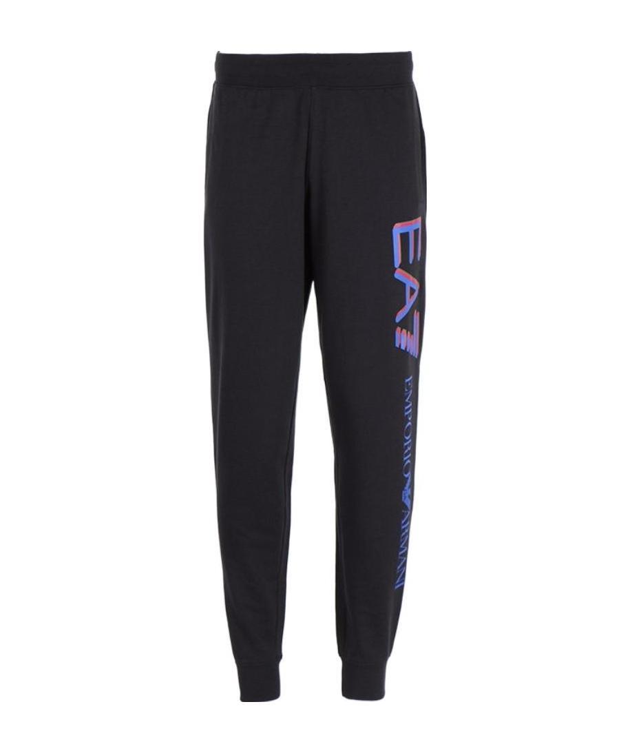 Ea7 High Waist Slim Sweatpants In Black